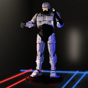 RoboCoped ehitusplokid Kes Filme Robot Brickheadz Mudel Kaabakas Caine DIY Tellised Mänguasjad, Lapsed Täiskasvanud Kingitus