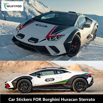 Auto Kleepsud Borghini Huracan Sterrato Keha Välisilme Kaunistamiseks Kohandatud Mood Sport 63 Racing Decal Film