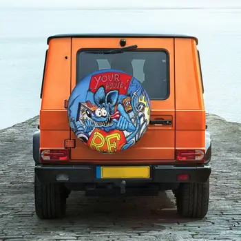 Rat Fink Rehvi Kate Ratta Kaitsjad Ilmastikukindel Universal jaoks Jeep Haagise RV MAASTUR Veoauto Camper Reisi Haagis