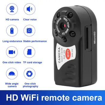 Q7 1080P Wifi Mini DV Kaamera DVR Recorder Väike Kaamera, Infrapuna Öise Nägemise Traadita IP Cam Video Videokaamera Kaitse