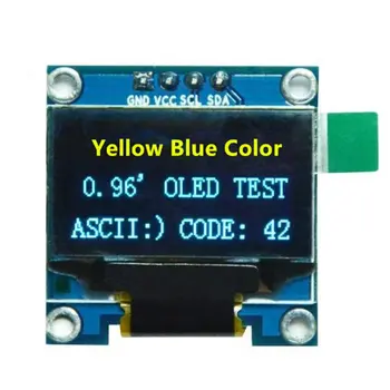 0.96-tolline 4-pin I2c IIC Serial Oled LCD LED Moodul Ekraan Vaarika PI 51 Msp420 Stim32 SCR LCD Ekraan Juhatuse Arduino