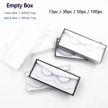 sokke kastid, pakendid 15/30/50/100pc sokke pakend nr logo läbipaistval selge ripsmed box black ripsmed kasti ripsmete pakendite kastid