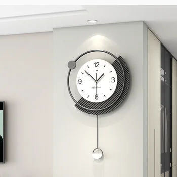 Luksus, Kaasaegse Kella Puidust Liikumine Disain Kella Decor Tööstus-Nordic Reloj De Viilutatud Elutuba Teenetemärgi