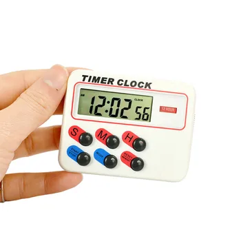  Köök Cooking Timer 12/24 tundi Lülitage timer mode ja kella režiimi. Digitaalne Taimer, LCD set memory