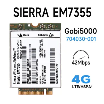 Uus Avada Sierra Gobi5000 EM7355 LTE/EVDO/HSPA+ 42Mbps NGFF Kaardi 4G Moodul lt4111 820 G1 WWAN NGFF 4G Kaart 704030-001