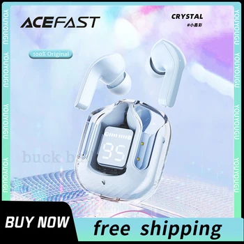 Acefast T6 Earbuds Traadita Bluetooth-LED-Ekraan, Kõrvaklapid Kõrvaklapid TWS Kõrge Kvaliteedi ANC Müra Vähendamise Gaming Kõrvaklapid Kingitus