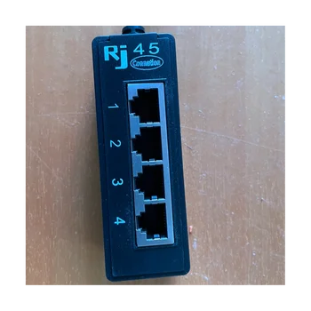 4 1 RJ45 LAN Liides Ethernet Võrgu Splitter Cable 1 Mees 4 LAN Porti Võrgustike Laiendamine Tarvikud